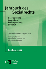 Jahrbuch des Sozialrechts (der Gegenwart). Gesetzgebung - Verwaltung... / Jahrbuch des Sozialrechts - - Dokumentation für das Jahr 2021 - 