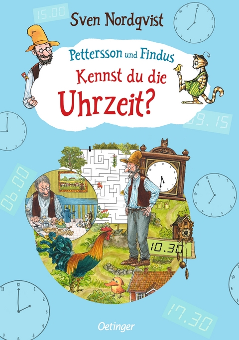 Pettersson und Findus. Kennst du die Uhrzeit? - Sven Nordqvist