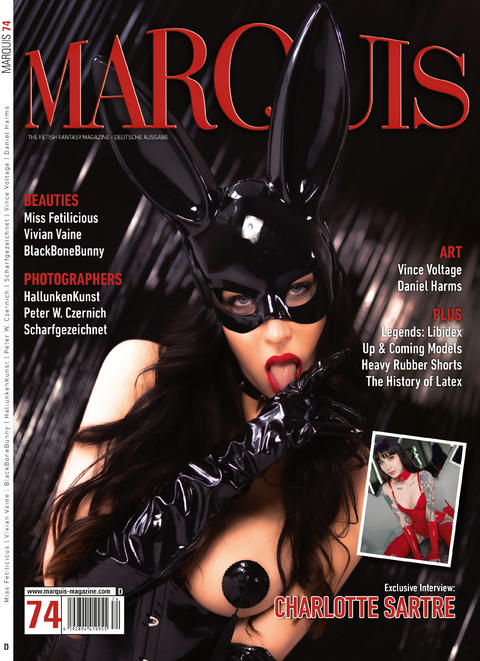 MARQUIS Magazine No. 74 - Fetish, Fashion, Latex & Lifestyle -- Deutsche Ausgabe - 