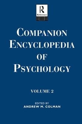 Companion Encyclopedia of Psychology - 