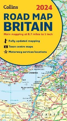 2024 Collins Road Map of Britain -  Collins Maps