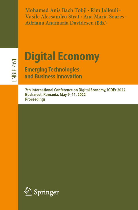 Digital Economy. Emerging Technologies and Business Innovation - 