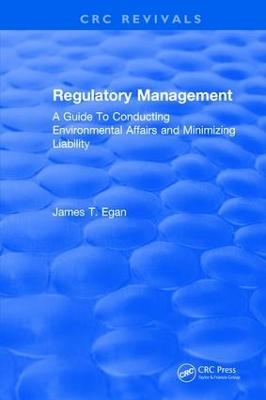 Regulatory Management - James T. Egan