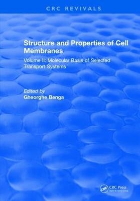 Structure and Properties of Cell Membrane Structure and Properties of Cell Membranes - Gheorghe Benga