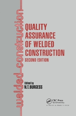 Quality Assurance of Welded Construction - 