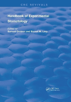 Handbook of Experimental Stomatology - 