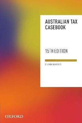 Australian Tax Casebook - Stephen Barkoczy