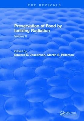 Preservation Of Food By Ionizing Radiation - Van C Josephson