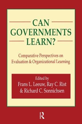 Can Governments Learn? - Frans L. Leeuw