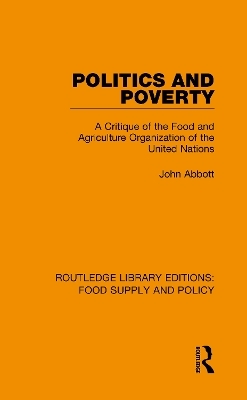 Politics and Poverty - John Abbott