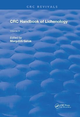 Handbook of Lichenology - 