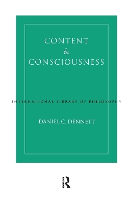 Content and Consciousness - Daniel C. Dennett