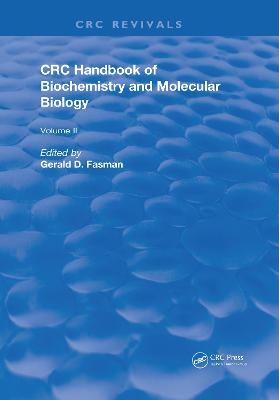 Handbook of Biochemistry - Gerald D Fasman