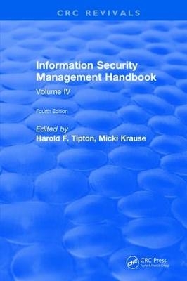 Information Security Management Handbook - Harold Tipton