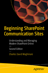 Beginning SharePoint Communication Sites - Waghmare, Charles David