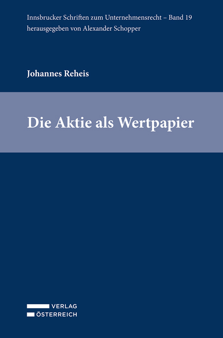 Die Aktie als Wertpapier - Johannes Reheis