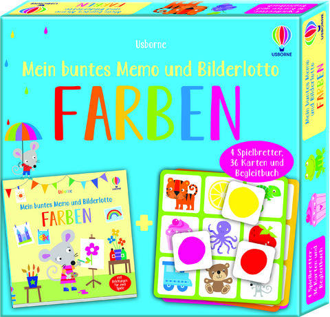 Mein buntes Memo und Bilderlotto: Farben - Kate Nolan