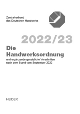 Die Handwerksordnung 2022/23 -  Zentralverband des Deutschen Handwerks