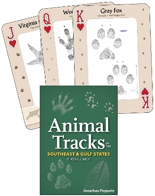 Animal Tracks of the Southeast & Gulf States Playing Cards - Jonathan Poppele