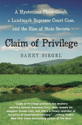 Claim of Privilege - Barry Siegel