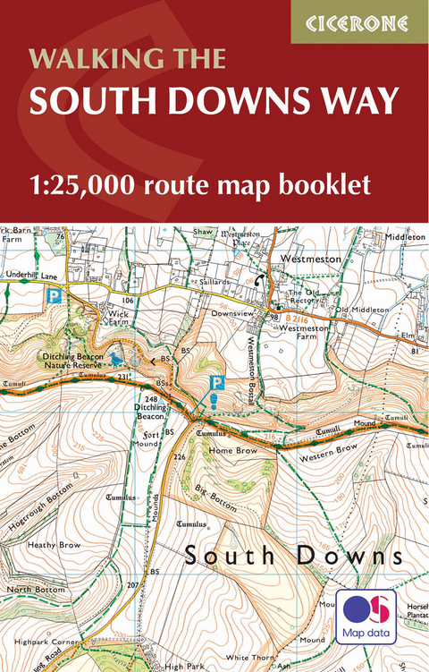 The South Downs Way Map Booklet - Kev Reynolds