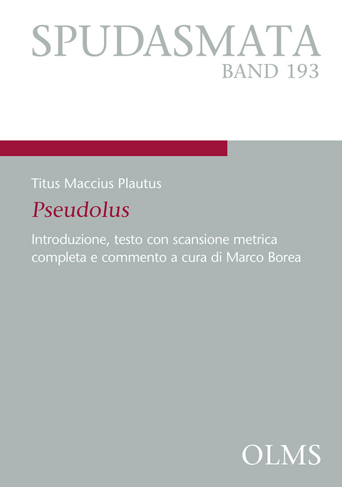 Pseudolus - Titus Maccius Plautus