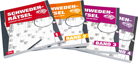 Schweden - Rätsel - Band 1-4 Großdruck - 4er Pack