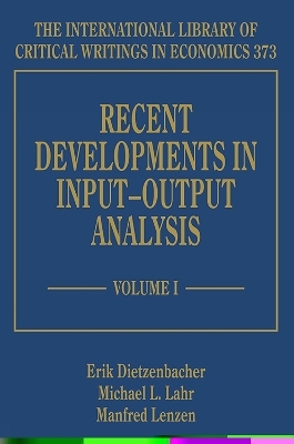 Recent Developments in Input–Output Analysis - 