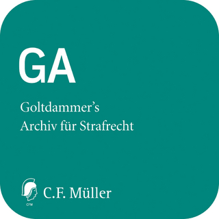 GA - Goltdammer's Archiv für Strafrecht online - Martin Asholt  Prof. Dr.; Armin Engländer  Prof. Dr. …