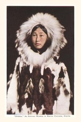 Vintage Journal "Obleka" Indigenous Alaskan Woman in Native Costume