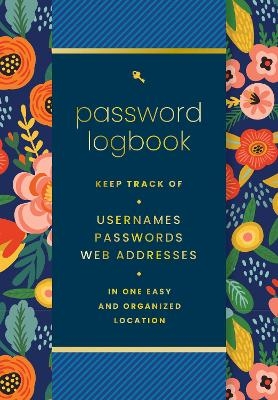 Password  Logbook (Hip Floral) -  Editors of Rock Point