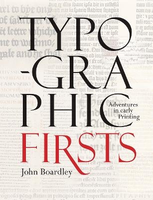 Typographic Firsts - John Boardley