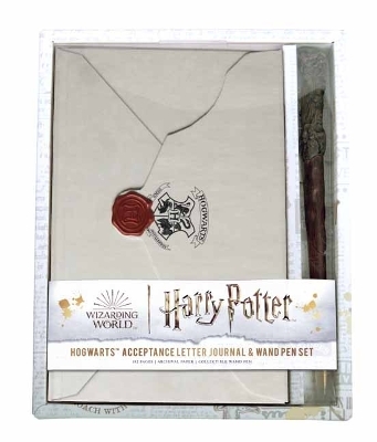 Harry Potter: Hogwarts Acceptance Letter Journal and Wand Pen Set -  Insight Editions