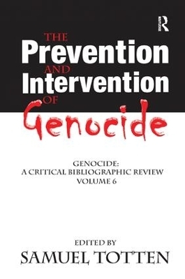 The Prevention and Intervention of Genocide - 