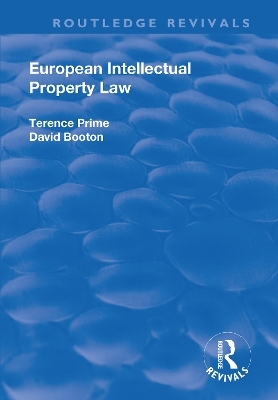 European Intellectual Property Law - Terence Prime