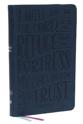 KJV Holy Bible: Thinline Youth Edition, Teal Leathersoft, Red Letter, Comfort Print: King James Version (Verse Art Cover Collection) - Thomas Nelson