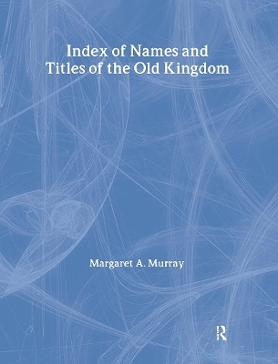 Index Of Names & Titles Of The -  MURRAY