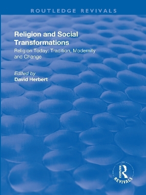 Religion and Social Transformations - 