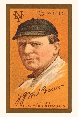 Vintage Journal Early Baseball Card, John McGraw