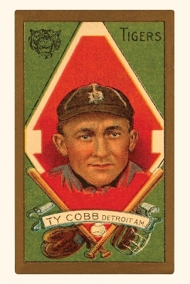 Vintage Journal Early Baseball Card, Ty Cobb