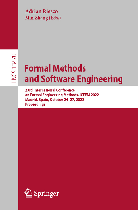 Formal Methods and Software Engineering - 