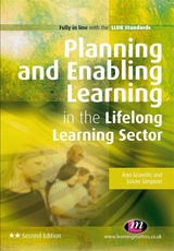 Planning and Enabling Learning in the Lifelong Learning Sector -  Ann Gravells,  Susan Simpson