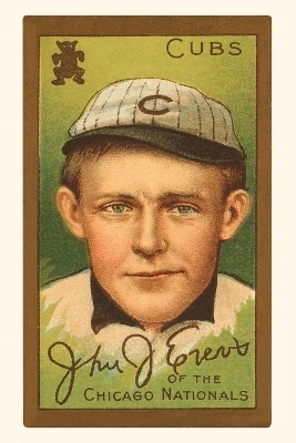 Vintage Journal Early Baseball Card, Johnny Evers