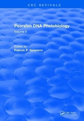 Psoralen Dna Photobiology - Francis P. Gasparro