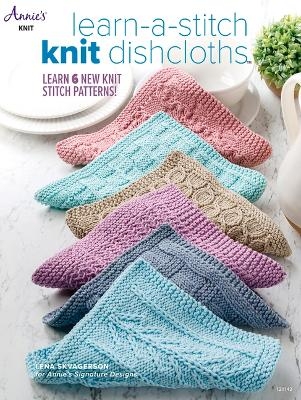 Learn-A-Stitch Knit Dishcloths - Lena Skvagerson