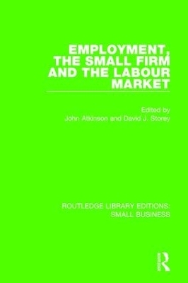 Employment, the Small Firm and the Labour Market - 