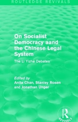 On Socialist Democracy and the Chinese Legal System - 