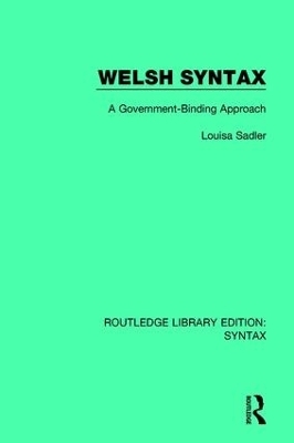 Welsh Syntax - Louisa Sadler