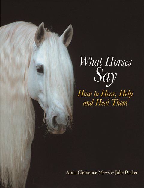 What Horses Say - Anna Clemence Mews, Julie Dicker