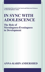 In Sync with Adolescence - Anna-Karin Andershed